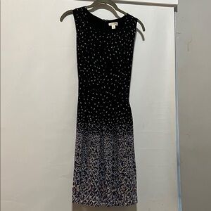 Maison Jules  Elegant Black and blue  Midi Dress